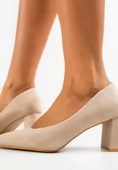 Pantofi dama Adria Bej imagine