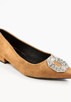 Pantofi dama Bendo Camel imagine