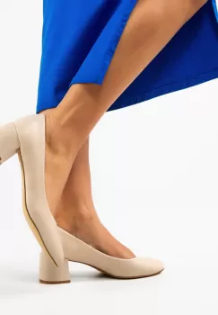 Pantofi dama Bubay Bej 2 imagine