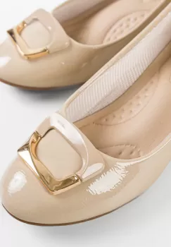 Pantofi dama Collier Bej imagine