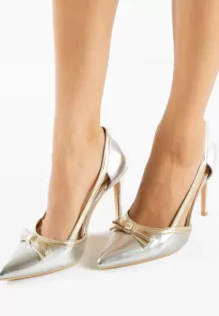 Pantofi dama Delshad Argintii imagine