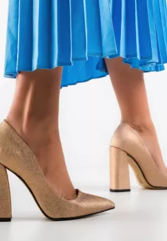 Pantofi dama Doris Aurii imagine