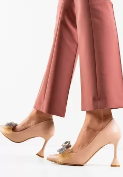 Pantofi dama Dydyan Bej imagine