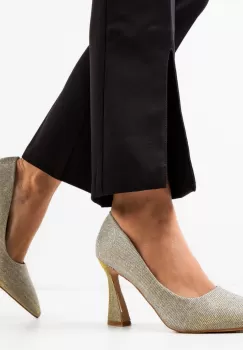 Pantofi dama Elaine Aurii 2 imagine