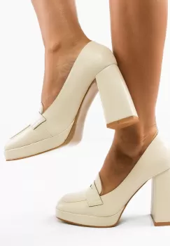 Pantofi dama Elino Bej imagine