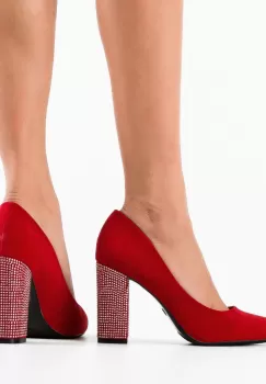 Pantofi dama Evely Rosii imagine