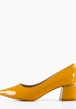 Pantofi dama Fedlimi Galbeni imagine