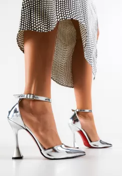 Pantofi dama Ferez Argintii imagine