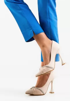 Pantofi dama Finko Bej imagine