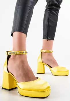 Pantofi dama Flores Galbeni imagine
