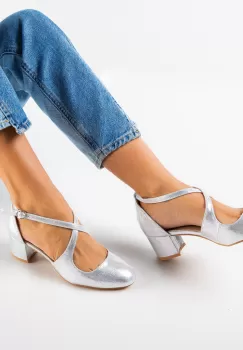 Pantofi dama Fresh Argintii imagine