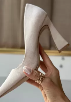 Pantofi dama Gherasim Bej imagine