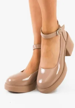 Pantofi dama Grima Bej imagine