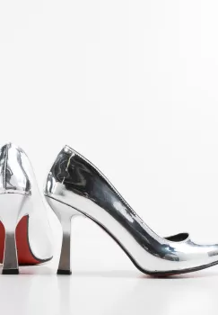 Pantofi dama Hanab Argintii imagine