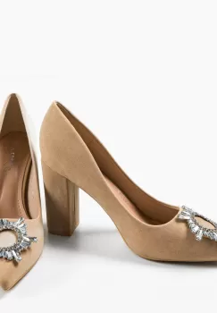 Pantofi dama Hebebe Bej imagine