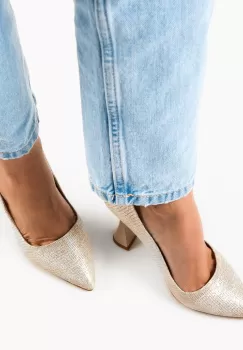 Pantofi dama Heda Aurii 2 imagine