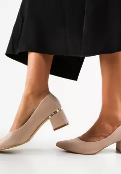 Pantofi dama Helen Bej imagine