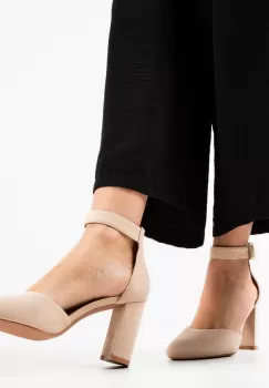 Pantofi dama Horn Bej imagine