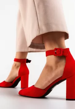 Pantofi dama Horn Rosii imagine