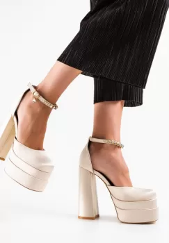 Pantofi dama Iman Bej imagine