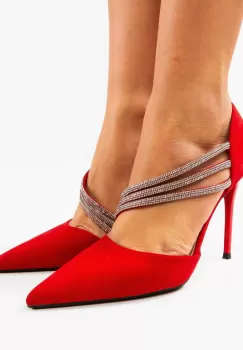 Pantofi dama Irmina Rosii imagine