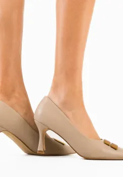Pantofi dama Jaxy Bej 2 imagine