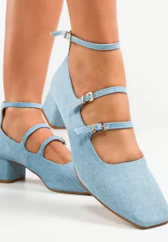 Pantofi dama Jona Albastri imagine