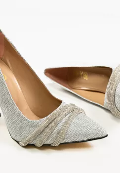 Pantofi dama Jusyne Argintii imagine
