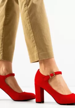 Pantofi dama Kimberly Rosii imagine