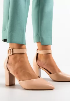 Pantofi dama Kole Bej imagine