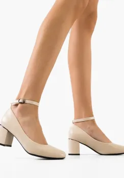 Pantofi dama Lallo Bej imagine