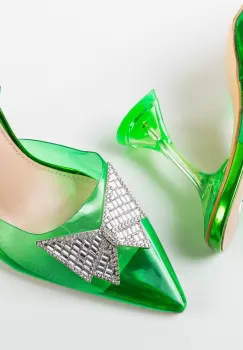 Pantofi dama Lamar Verzi imagine