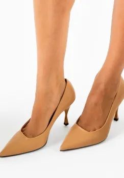 Pantofi dama Leuko Bej imagine