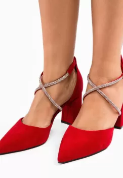 Pantofi dama Menelaos Rosii imagine