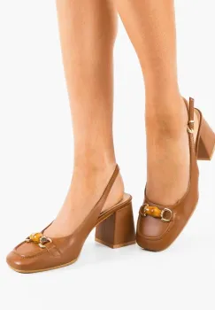 Pantofi dama Nasee Camel imagine