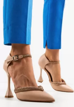 Pantofi dama Nyert Bej imagine