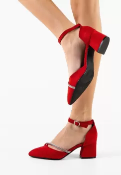 Pantofi dama Pamela Rosii imagine