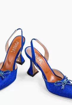Pantofi dama Partyun Albastri imagine