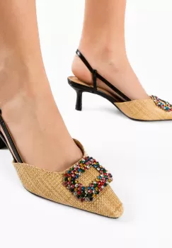 Pantofi dama Rafiana Bej imagine