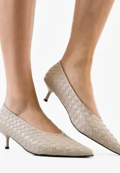 Pantofi dama Raten Bej imagine