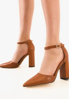 Pantofi dama Saira Camel imagine