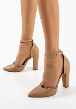 Pantofi dama Samora Nude imagine