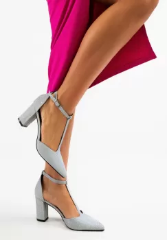 Pantofi dama Select Argintii imagine