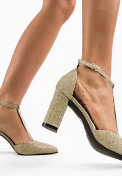 Pantofi dama Select Aurii imagine