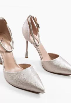 Pantofi dama Sennach Aurii 2 imagine