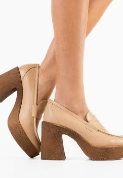 Pantofi dama Socheat Bej imagine