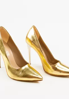 Pantofi dama Sonia Aurii 3 imagine