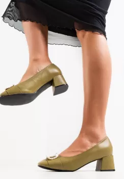 Pantofi dama Strickl Khaki imagine