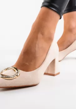 Pantofi dama Tillie Bej imagine