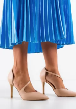 Pantofi dama Undey Bej imagine